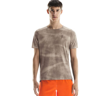 On Men's Performance-T AOP - Cinder/Black