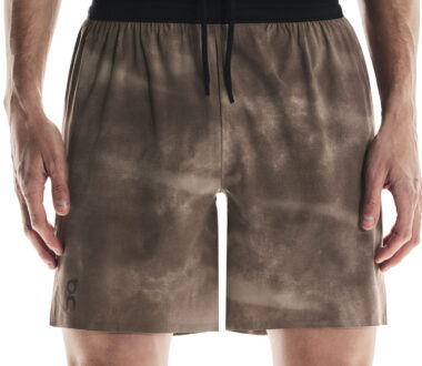 On Men's 7" Performance Shorts AOP - Cinder