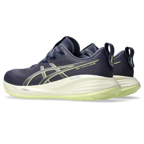 Asics Men's Gel-Cumulus 27 - Indigo Fog/Lucid Yellow - Image 4