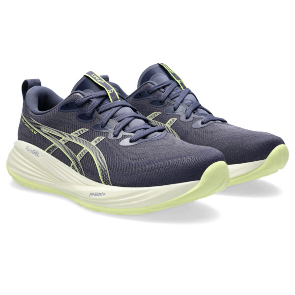 Asics Men's Gel-Cumulus 27 - Indigo Fog/Lucid Yellow - Image 3