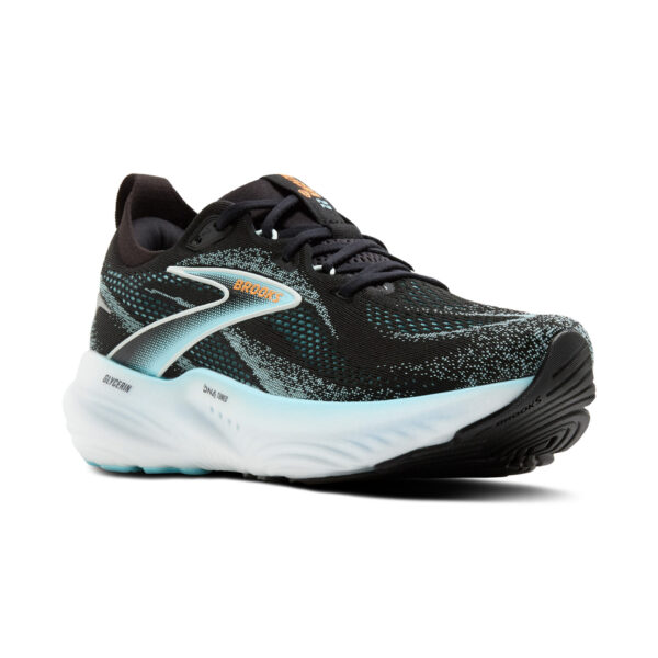 Brooks Men's Glycerin 22 - Black/Atomizer/Blazing Orange - Image 3