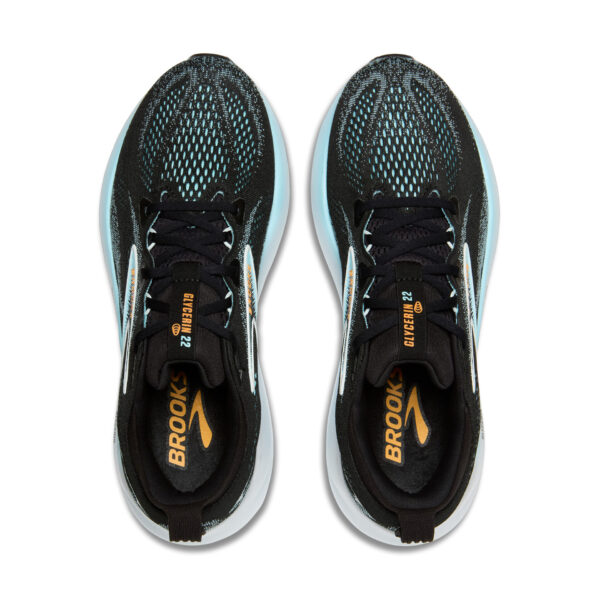 Brooks Men's Glycerin 22 - Black/Atomizer/Blazing Orange - Image 5