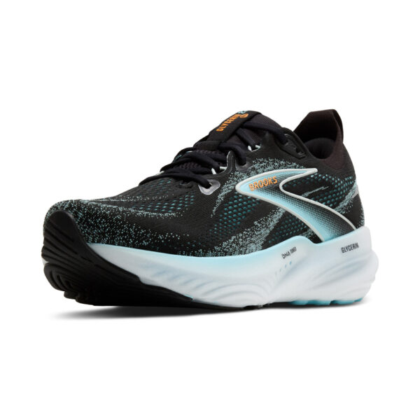 Brooks Men's Glycerin 22 - Black/Atomizer/Blazing Orange - Image 4
