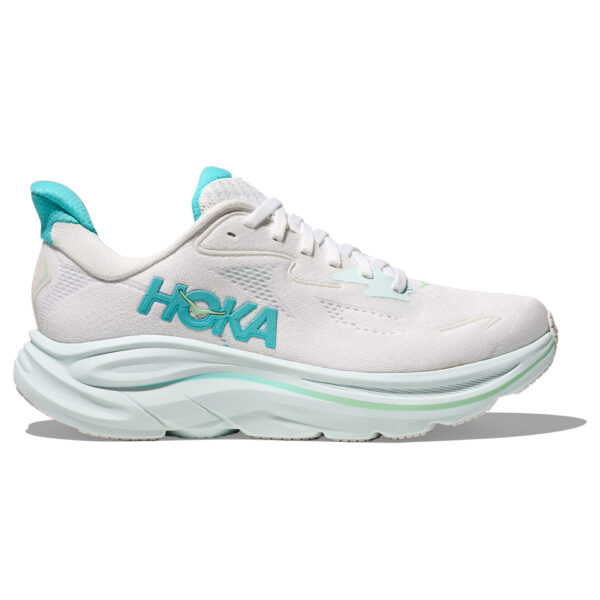 Hoka Women's Clifton 10 - White/Cielo Blue
