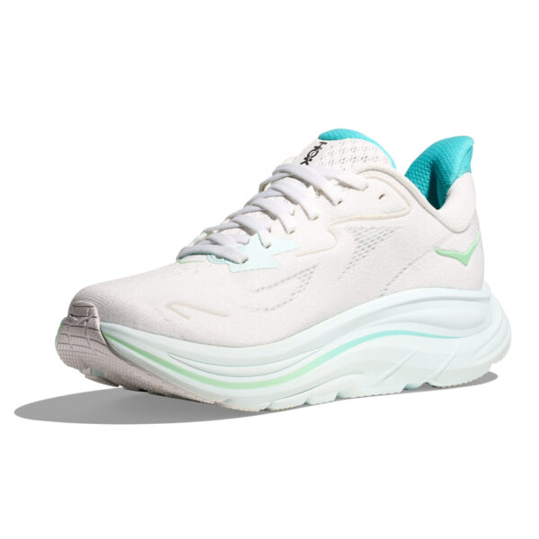 Hoka Women's Clifton 10 - White/Cielo Blue - Image 4