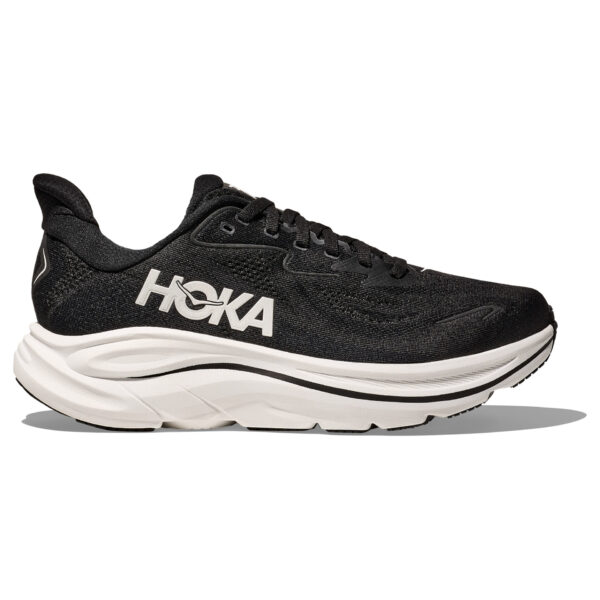 Hoka Men's Clifton 10 Wide - Black/White