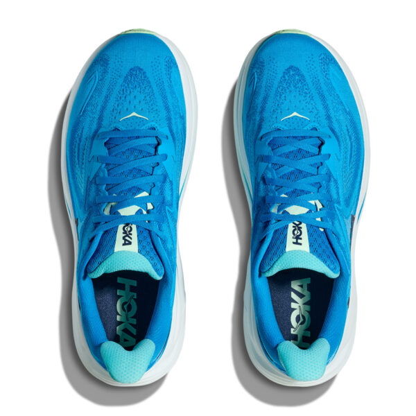 Hoka Men's Clifton 10 Wide - Hoka Blue/Skyward Blue - Image 6