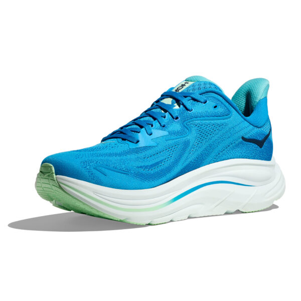 Hoka Men's Clifton 10 Wide - Hoka Blue/Skyward Blue - Image 4