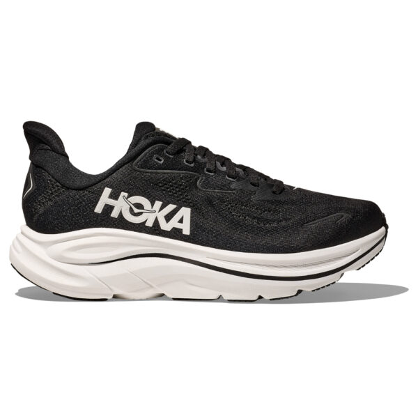Hoka Women's Clifton 10 Wide - Black/White