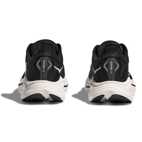 Hoka Women's Clifton 10 Wide - Black/White - Image 8