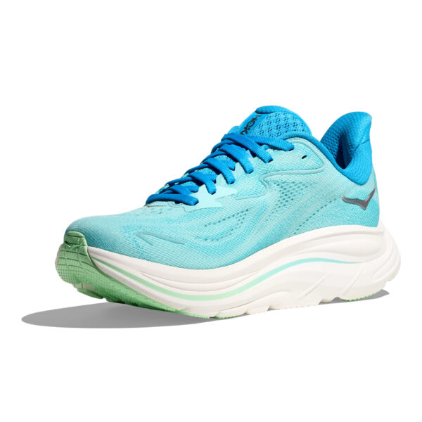 Hoka Women's Clifton 10 Wide - Skyward Blue/Cielo Blue - Image 4