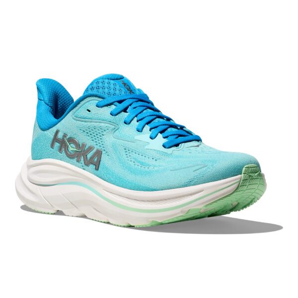 Hoka Women's Clifton 10 Wide - Skyward Blue/Cielo Blue - Image 3