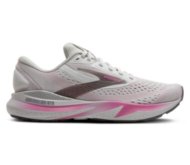 Brooks Women's Adrenaline GTS 24 - Oyster/Excalibur/Pink