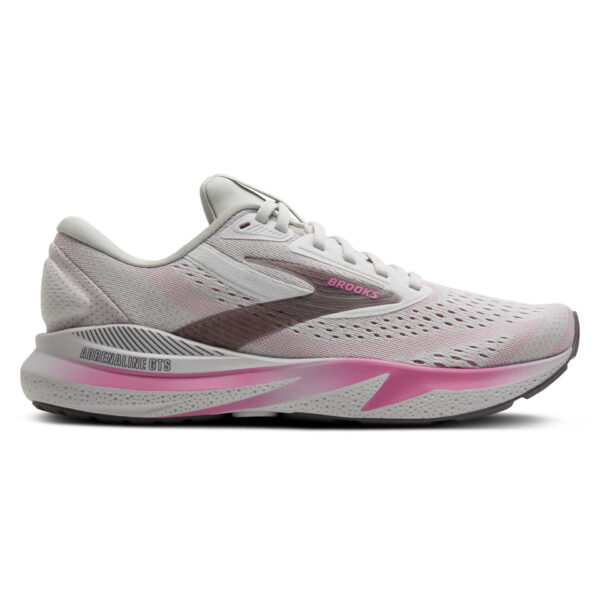 Brooks Women's Adrenaline GTS 24 - Oyster/Excalibur/Pink