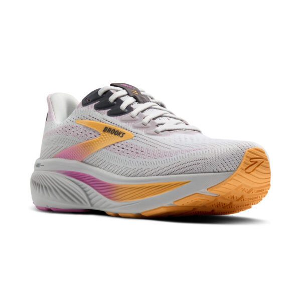 Brooks Women's Ghost 17 - Oyster/Apricot/Pink - Image 3