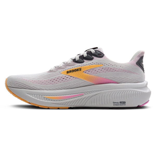 Brooks Women's Ghost 17 - Oyster/Apricot/Pink - Image 2