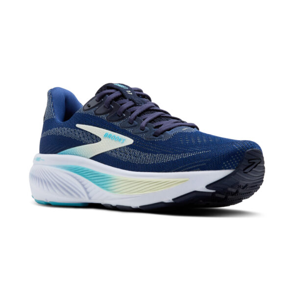 Brooks Women's Ghost 17 Wide - Navy/Green/Turquoise - Image 3