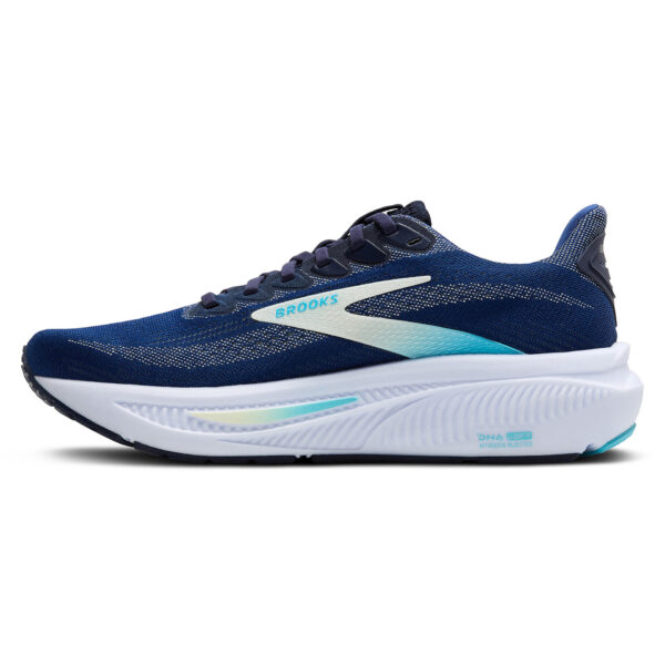 Brooks Women's Ghost 17 - Navy/Green/Turquoise - Image 2