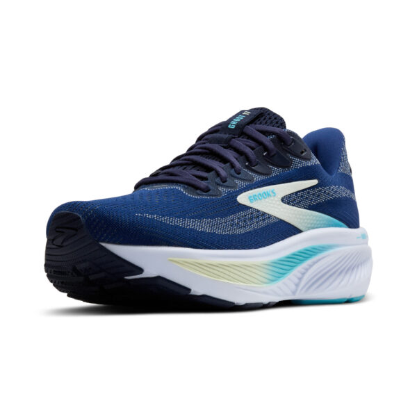 Brooks Women's Ghost 17 - Navy/Green/Turquoise - Image 4
