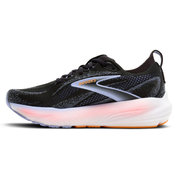 Brooks Women's Glycerin 22 - Black/Blue Heron/Orange - Image 2