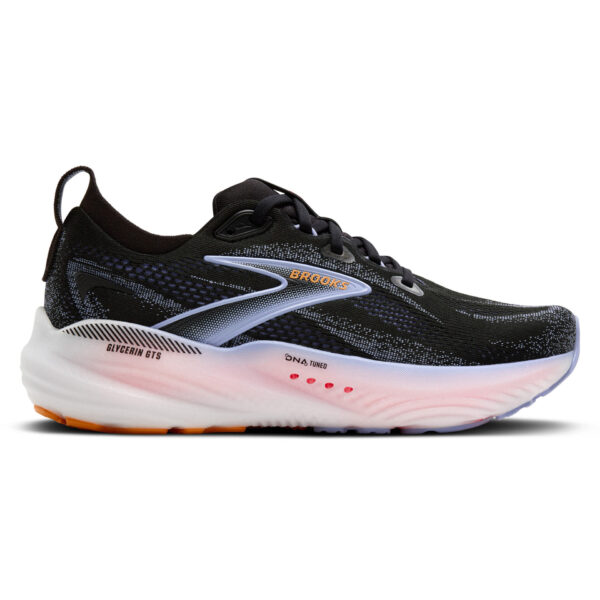 Brooks Women's Glycerin GTS 22 - Black/Blue Heron/Orange