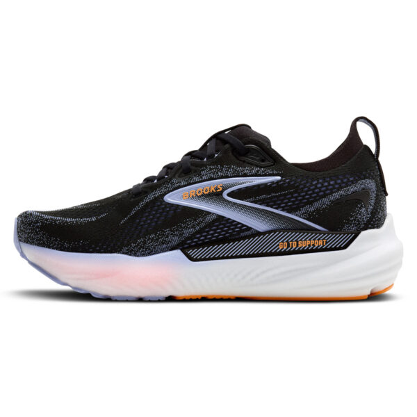 Brooks Women's Glycerin GTS 22 - Black/Blue Heron/Orange - Image 2