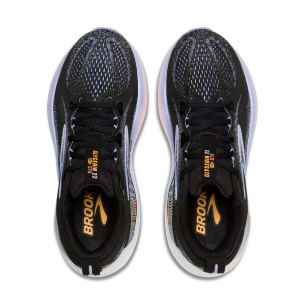 Brooks Women's Glycerin GTS 22 - Black/Blue Heron/Orange - Image 5
