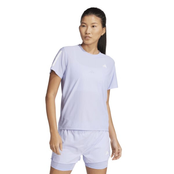 Adidas Women's Own The Run T-Shirt - Violet Tone