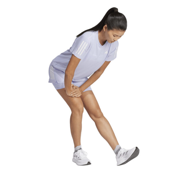 Adidas Women's Own The Run T-Shirt - Violet Tone - Image 3