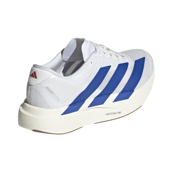 Adidas Men's Adizero Evo SL - Cloud White/Royal Blue/Pure Ruby - Image 4