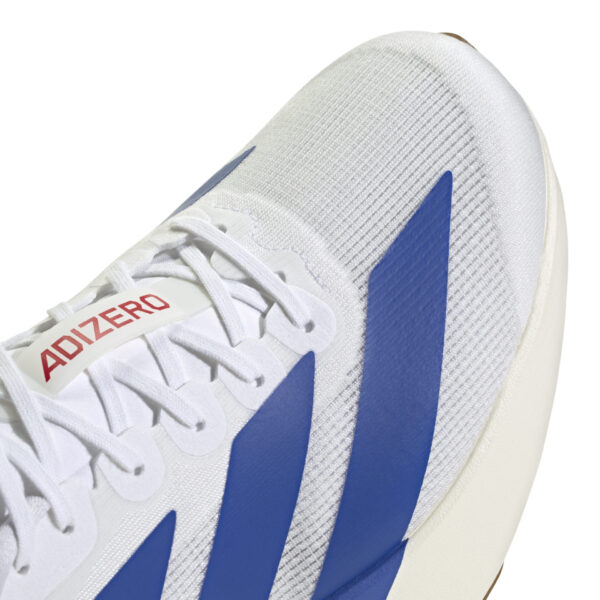 Adidas Men's Adizero Evo SL - Cloud White/Royal Blue/Pure Ruby - Image 7