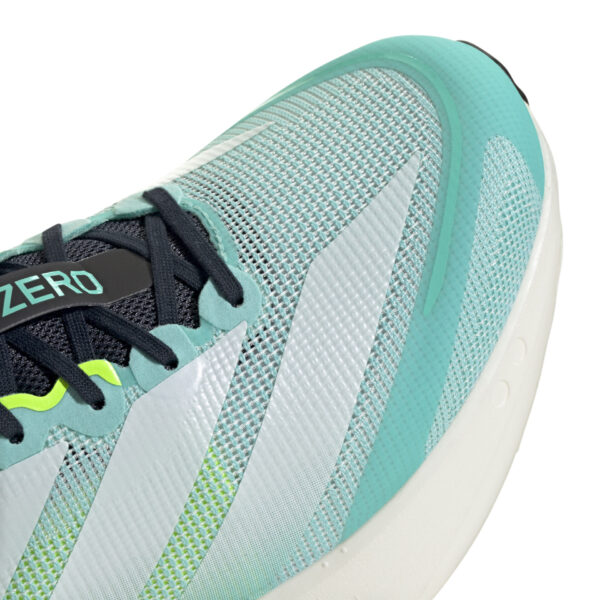 Adidas Men's Adizero Boston 13 - Flash Aqua/Cloud White/Lucid Lemon - Image 7