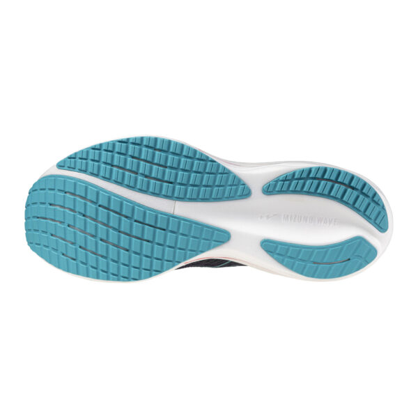 Mizuno Men's Wave Rider 29 - Odyssey Gray/Capri Breeze/Calypso Coral - Image 5