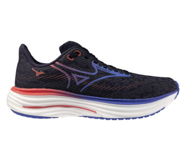 Mizuno Women's Wave Rider 29 - Odyssey Gray/Iris Bloom/Calypso Coral