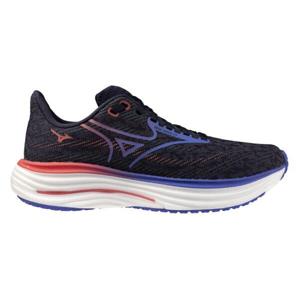 Mizuno Women's Wave Rider 29 - Odyssey Gray/Iris Bloom/Calypso Coral