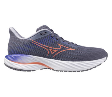 Mizuno Women's Wave Inspire 21 - Blue Granite/Striking Coral/Iris Bloom