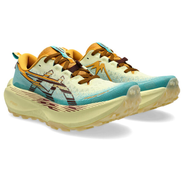 Asics Men's Trabuco Max 4 - Wheat Yellow/Dark Red Planet - Image 3