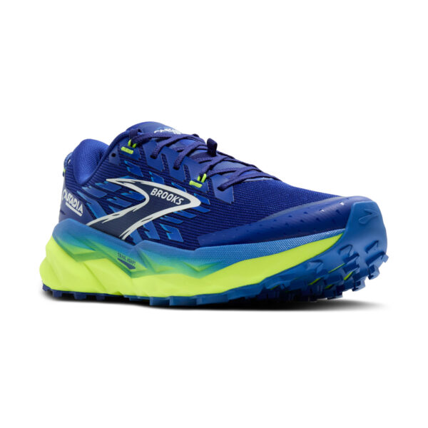 Brooks Men's Cascadia 19 - Surf the Web/Nightlife/White - Image 3