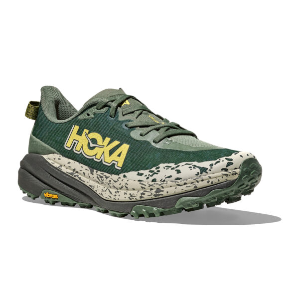 Hoka Men's Speedgoat 6 (Wide 2E) - Fern/Asphalt Grey - Image 3