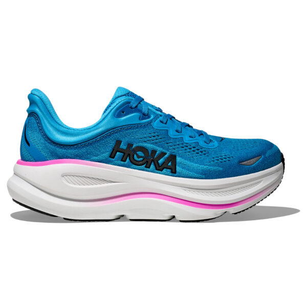 Hoka Women's Bondi 9 - Skyward Blue/Neon Fuchsia