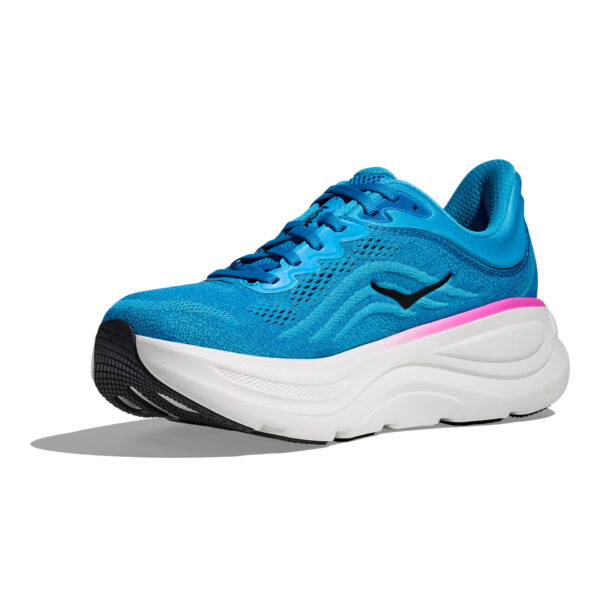 Hoka Women's Bondi 9 - Skyward Blue/Neon Fuchsia - Image 4