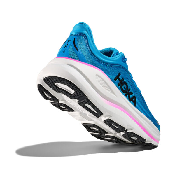 Hoka Women's Bondi 9 - Skyward Blue/Neon Fuchsia - Image 5