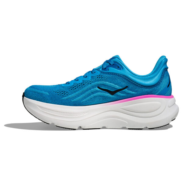 Hoka Women's Bondi 9 - Skyward Blue/Neon Fuchsia - Image 2