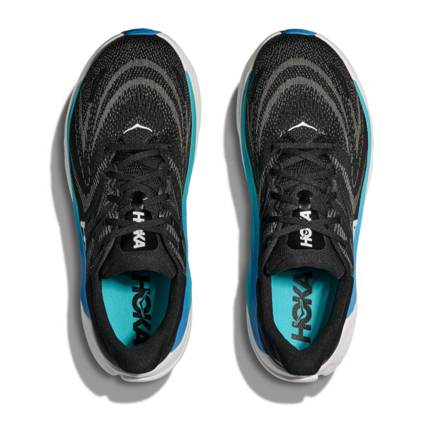 Hoka Men's Arahi 8 - Black/Skyward Blue - Image 6