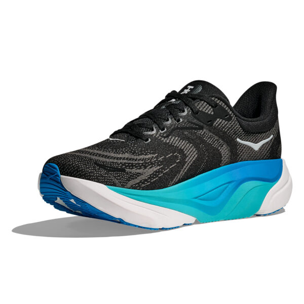 Hoka Men's Arahi 8 - Black/Skyward Blue - Image 4