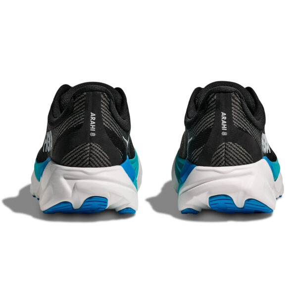 Hoka Men's Arahi 8 - Black/Skyward Blue - Image 8