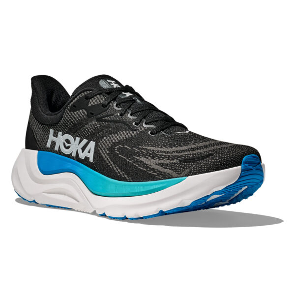 Hoka Men's Arahi 8 - Black/Skyward Blue - Image 3
