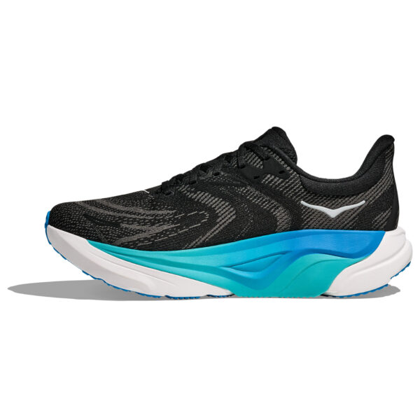 Hoka Men's Arahi 8 - Black/Skyward Blue - Image 2