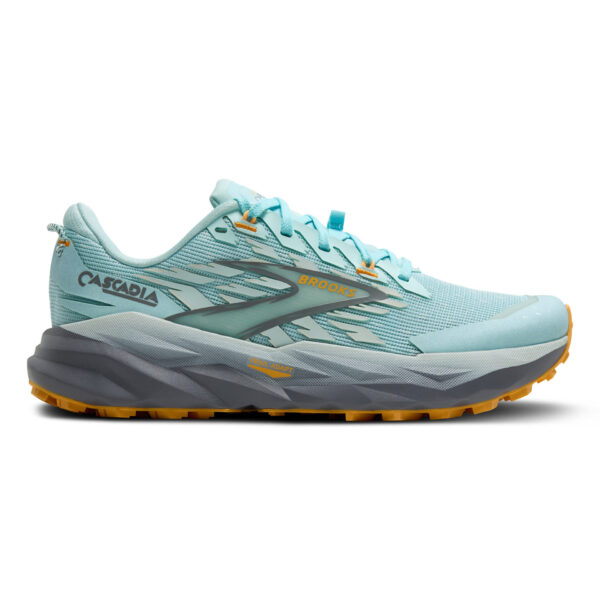 Brooks Women's Cascadia 19 - Clearwater/Primer Grey/Apricot