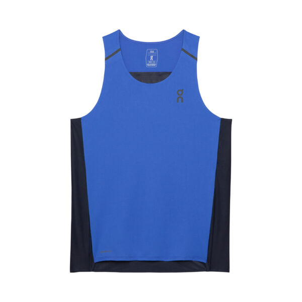 On Men's Performance Tank - Zaffre/Navy - Image 7